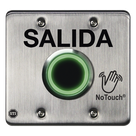 Botón de Salida NoTouch IR / Acero Inoxidable 304 / Salida Doble / Pestillo 0.5-20 s / LED Bicolor / Contacto Seco Tipo C