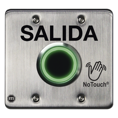 Interruptor IR NoTouch® de Acero Inoxidable, Salida Doble, SALIDA