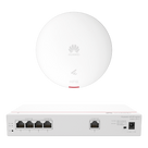 Kit Router Multi-Servicio y Punto de Acceso Wi-Fi 6 / 1.775 Gbps / 4 Puertos LAN PoE 50W / MU-MIMO 2x2 / Smart Antenna / Instalación Techo y Pared