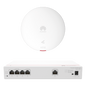 Kit DEMO de Router Multi-Servicio / 1 puerto 10/100/1000 Mbps(WAN) / 4 puertos 10/100/1000 Mbps(LAN) PoE / 50W + Punto de Acceso Wi-Fi 6 / 1.775 Gbps / MU-MIMO 2x2 (2.4GH y 5GHz) / Smart Antenna má