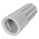 Capuchón de Cable Roscable / 18 AWG / Inserto Metálico / Paquete 25 piezas / Gris