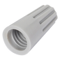 Capuchón roscable / 18 AWG / Gris / Paquete de 25 piezas.