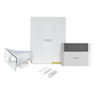 Kit Panel de Alarma Híbrido / 64 Zonas / Teclado LCD con Lector de Tags / Sirena 30W 120 dB / IP65 / Contacto Magnético 2 cm