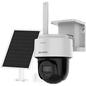 Cámara Solar PT IP / 4 Megapixel / AOV / Dual Light 30 m (98.4 ft) / Audio Bidireccional / IP66 / Panel Solar 8W + Batería 9000 mAh
