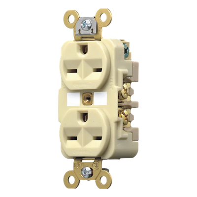 Contacto Dúplex Industrial / 15 A / 250 V / 2 Polos 3 Hilos / NEMA 6-15R / Grado Comercial / Interior Seco
