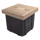 Registro Eléctrico Peatonal / 60 x 60 x 40 cm (23.62 x 23.62 x 15.75 in) / Resistencia 3 Toneladas / Concreto Polimérico y Fibra de Vidrio / Anticorrosivo / Antiderrapante