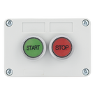 Botonera de Control / IP40 / 24 VCD / 106 x 72 x 58 mm / 4.17 x 2.83 x 2.28 in / Start-Stop / NO