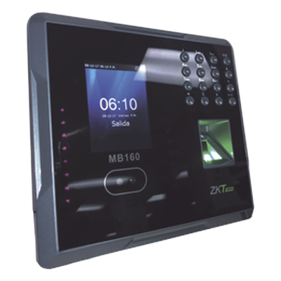 Terminal Biométrica Facial / Rostro Huella y Tarjeta / 1,500 Usuarios / Pantalla 2.8\" / TCP/IP USB / ADMS / Control de 1 Puerta