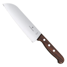 Cuchillo Santoku / Hoja 17 cm / Filo Recto con Alvéolos / Mango Maple / 0.103 kg / Diseño Japonés