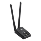 Adaptador USB Wi-Fi / Alta Potencia / 300 Mbps / 2.4 GHz / 2 Antenas 5 dBi / Cable 1.5 m