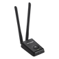 Adaptador de alta potencia USB  inalámbrico/ WiFi N 300 Mbps / Frecuencia de 2.4 GHz / 2 Antenas Externas de 5 dBi / Compatibilidad Windows y Linux