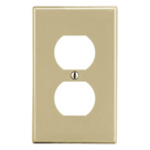Placa de Pared / Contacto Duplex / Policarbonato / 4.63 x 2.88 x 0.25 in / Vertical / UL 94 V2