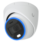 Cámara UniFi Protect Turret AI blanca / 4K(8MP) / Ángulo ultra-ancho 109.9 / Visión Nocturna IR 40 m / AI Avanzado: Reconocimiento de Rostros y Matrículas / LED para color en la noche / Micrófono 2