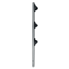 Poste de Paso para Cerca Eléctrica / Tubo de Acero Galvanizado en Caliente / 3 Aisladores con Remache / Longitud 75 cm (29.5 in) / Diámetro 25 mm (1 in) / Peso 0.57 kg