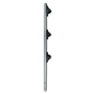 Poste de Paso para Cerca Eléctrica / Tubo de Acero Galvanizado en Caliente / 3 Aisladores con Remache / Longitud 75 cm (29.5 in) / Diámetro 25 mm (1 in) / Peso 0.57 kg