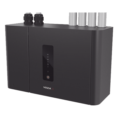 Detector de Humo por Aspiración / 1 Zona / 4 Tuberías / Tecnología FLAIR / Wi-Fi y Ethernet / 20,000 Eventos