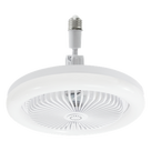 Ventilador de Techo con Luminario LED / 40 W / 3 Velocidades / 3 Tonos de Luz 2700-6500 K / Diámetro 250 mm / Dimeable / Control Remoto