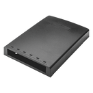 Caja de Montaje en Superficie / 6 Puertos Mini-Com / Resguardo de Fibra Óptica / 24 m (78.7 ft) de Almacenamiento / Negro