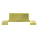 Tapa de Bajada Vertical / Compatibilidad Canaleta 4x4 a 24x4 / Radio de Curvatura 50.8 mm / Color Amarillo