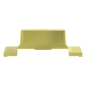 Tapa de Bajada Vertical FRSPJ4X4LYL, Para Canaleta FiberRunner® 12X4, Color Amarillo