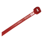 Cincho de nylon color rojo 4.8 x 300mm (100pzs) (4200-04003)
