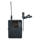 Micrófono de Solapa Inalámbrico / Transmisión Digital UHF / Modulación pi/4-DQPSK / Doble Banda 540-590 MHz y 640-690 MHz / Autonomía >10 Horas / Pantalla OLED / Potencia Ajustable ≥10 dBm