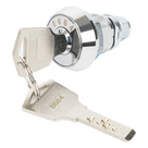Chapa de Cañón para Gabinete Metálico / Llave Única / Puertas Frontales / Compatible GABVID y SR19