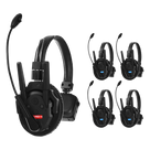 Kit Intercomunicadores Inalámbricos / Full-Duplex Simultáneo / Alcance 500 m (1640 ft) / Latencia 80 ms / AEC 2.0 / Batería 24 Hrs / USB-C / Hasta 13 Unidades