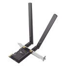 Adaptador PCIe Wi-Fi 6 / AX1800 Mbps / Doble Banda 2.4/5 GHz / Bluetooth 5.2 / MU-MIMO 2x2 / WPA3 / Antenas 2 dBi Desmontables