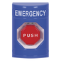 Botón de Emergencia, Texto en Español, Policarbonato Súper Resistente, Momentaneo