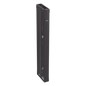 Organizador Vertical PatchRunner™, Doble (Frontal y Posterior), Para Rack Abierto de 45 Unidades, 6in de Ancho, Color Negro