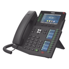 Teléfono IP Empresarial / 20 Líneas SIP / Triple Pantalla Color / Puertos Gigabit / PoE / Bluetooth / Opus