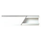 Canaleta color blanco de PVC auto extinguible de una vía, 20 x 17 tramo 2.5m (5201-01250)