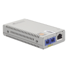 Convertidor de medios Gigabit Ethernet a fibra óptica, conector SC, monomodo (SMF), versión TAA (Trade Agreement Act), 10 Km