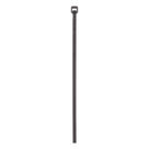 Cincho de Bloqueo / Nylon 6.6 Resistente a Intemperie / 203 mm x 2.5 mm / 8 pulgadas / UV Exterior / Negro / Paquete 100 pz