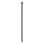 Cincho de Nylon 6.6 de Bloqueo, 203 mm largo x 2.5mm ancho, Color Negro, Exterior Resistente a Rayos UV, Paquete de 100pz