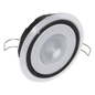 Posicionable luz led marina Mirage, emite luz color blanco cálido de 480 lúmenes, para uso interior y exterior con grado de protección IP67.
