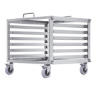 Rack Abierto / 6U / Toolless / Ruedas Bloqueables / Capacidad 80 kg (176 lb) Estático / Acero / NDAA