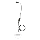Micrófono de Solapa / 1 Cable / Compatible Motorola y Hytera / Conector 5 lb / Kevlar Reforzado / PTT Ergonómico / Serie LOC