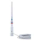 Antena Marina VHF / Fibra de Vidrio / 156-163 MHz / 6.5 dBi / Cable 10 m (32.8 ft) / IP67 / 2.4 m (7.9 ft)