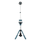 Lámpara de Torre Inalámbrica / 3000 Lúmenes / 3 Cabezales Multidireccionales / Altura 2.2 m (7.2 ft) / IP55 / Batería 18V