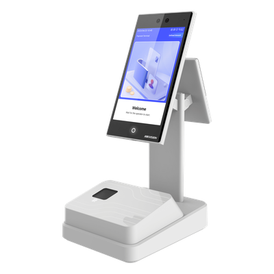 Terminal de Pago con Pantalla Touch y Camara Dual para Reconocimiento Facial / Solo para proyectos de desarrollo con plataforma Hikvision