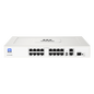 Switch no administrable PoE WI-TEK / Gestión Cloud / 16 Puertos 10/100 Mbps PoE af/at / 2 Puertos Uplink Gigabit / 1 Ranura SFP 1000 Mbps / Presupuesto 180 W / Puerto 1 Hi-PoE 60W
