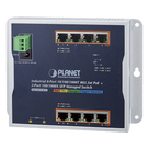 Switch Industrial PoE Administrable de Pared / 8 Puertos Gigabit PoE 802.3at / 2 Puertos SFP 100/1000X / Presupuesto PoE 200W / Alcance hasta 820 pies