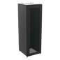 Gabinete de Telecomunicaciones / 48 UR / 2350 x 800 x 1200 mm (7.7 x 2.6 x 3.9 ft) / Acero Negro RAL 9005 / Puertas Perforadas / Certificaciones UL-cUL