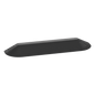 Tapa Final Para Canaleta de Piso AFR4BCBL6, Material PVC Rígido, Color Negro