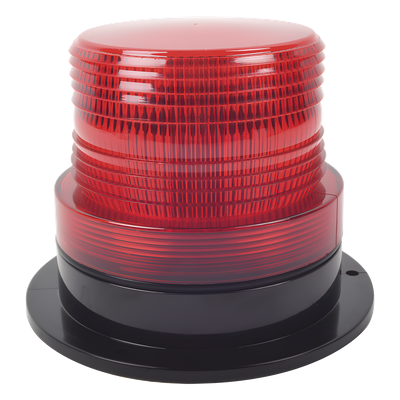 Burbuja Brillante de Larga Vida Útil, con 8 LEDs Color Rojo, Domo Rojo, 12Vcd