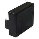 Tapa Final / PVC Autoextinguible / Negro / Para Canaleta 1720
