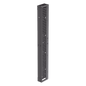 Organizador Vertical PatchRunner™, Sencillo (Solo Frontal), Para Rack Abierto de 45 Unidades, 6 in de Ancho, Color Negro