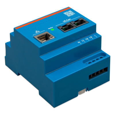 Contador de Energía Trifásico / 75 A / 3 Fases / Ethernet y VE.Can / Actualización 100 ms / Transformadores CT Incluidos